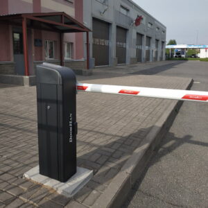 Установка шлагбаума