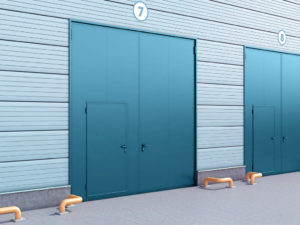 Ворота промышленные распашные 