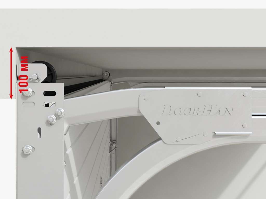 Ворота гаражные секционные с пружинами растяжения RSD01BIW 16 Ворота гаражные секционные с пружинами растяжения RSD01BIW 16