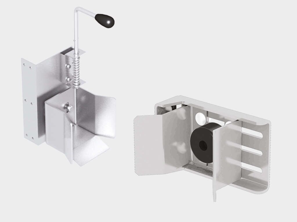 Откатные ворота из сендвич-панелей 34