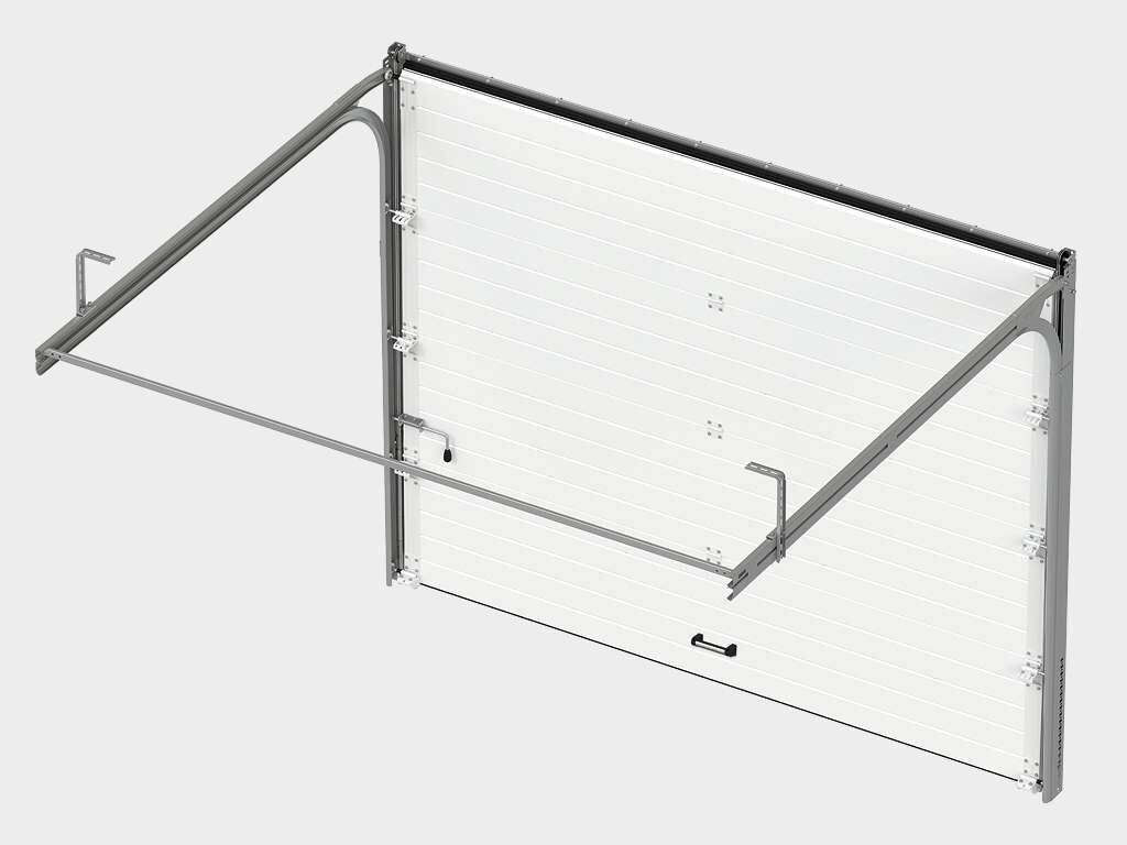 Ворота гаражные секционные с пружинами растяжения RSD01BIW 12 Ворота гаражные секционные с пружинами растяжения RSD01BIW 12