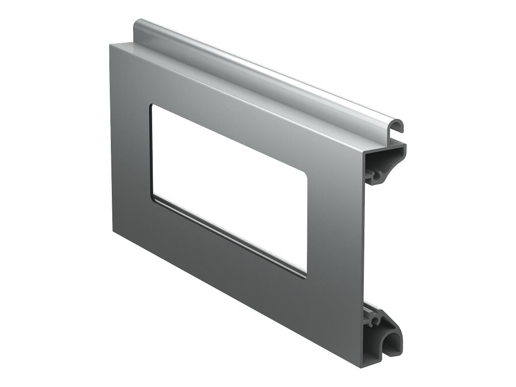 Ворота рулонные (Рольворота) из стального роллетного профиля RHE78G 8