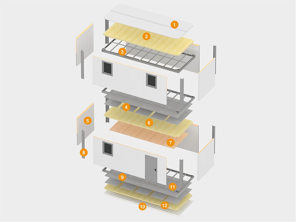 Модульные здания DoorHan из сборно-разборных блок-контейнеров 1
