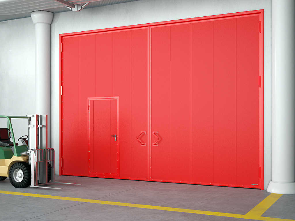 Распашные противопожарные ворота с классом огнестойкости EI90, EI120 19