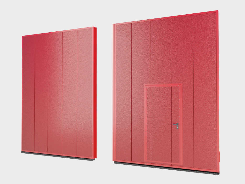 Распашные противопожарные ворота с классом огнестойкости EI90, EI120 23