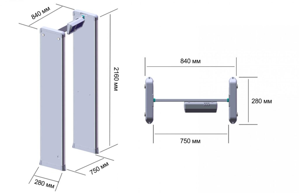 Арочный металлодетектор БЛОКПОСТ PC Z 1 9