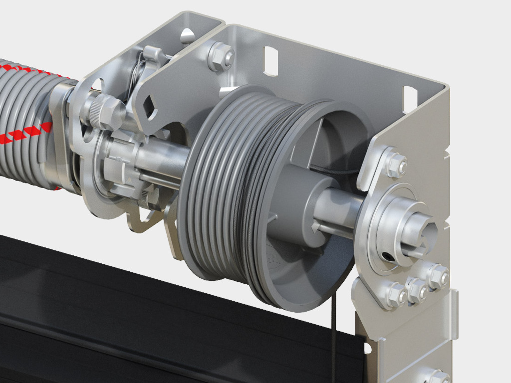 Ворота гаражные секционные с торсионным механизмом RSD02 25