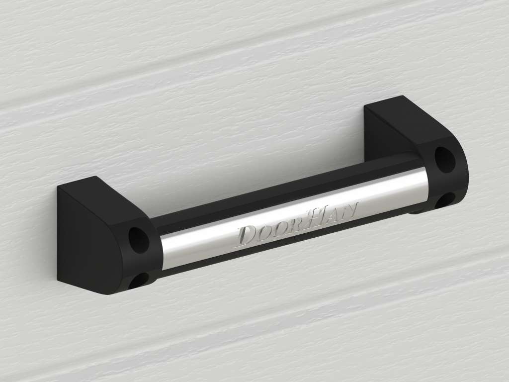 Ворота гаражные секционные из алюминиевых панелей с пружинно-инерционным механизмом RSD02LUX 13