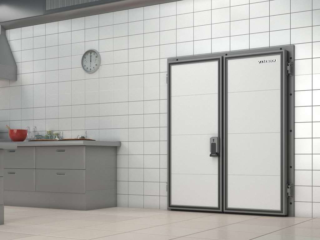 Холодильные двустворчатые распашные двери IsoDoor IDH2 для морозильных камер 13