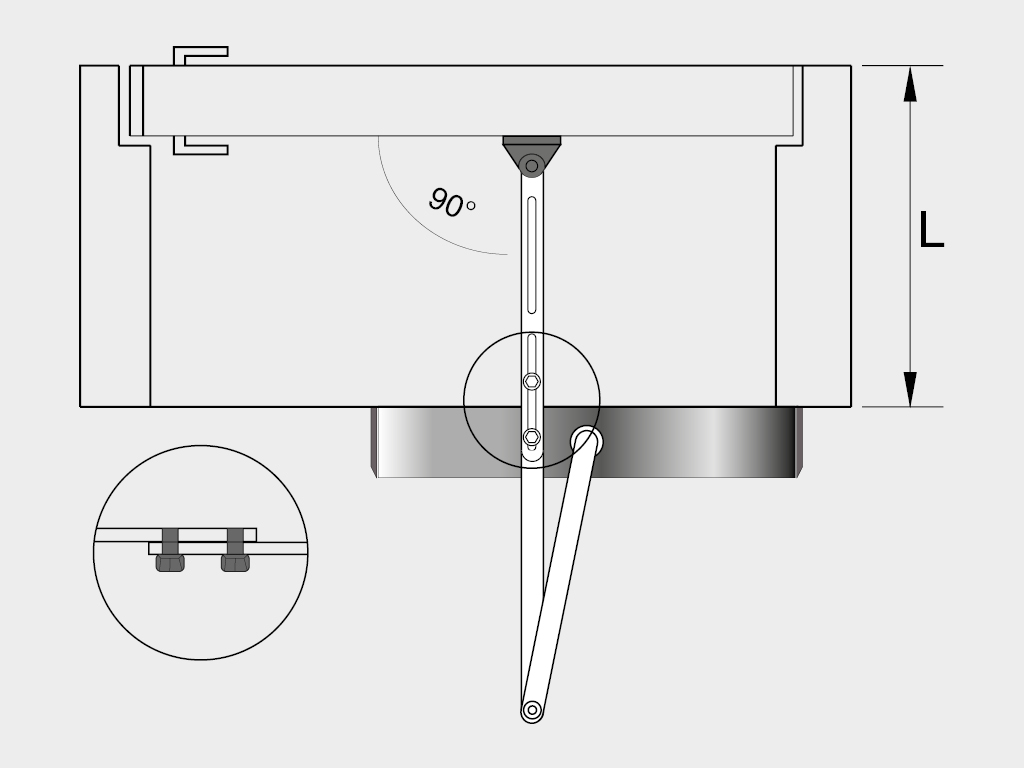 Привод автоматический для распашной двери AD-SWING 5