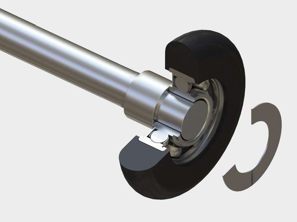 Ворота гаражные секционные из алюминиевых панелей с пружинно-инерционным механизмом RSD02LUX 19