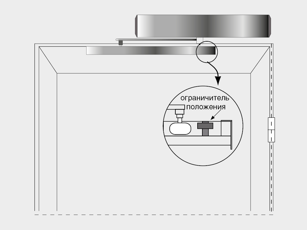 Привод автоматический для распашной двери AD-SWING 3