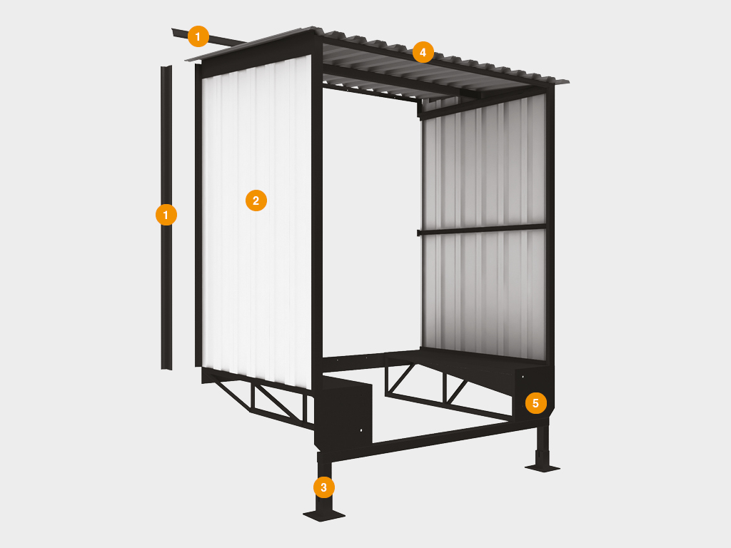 Тамбур перегрузочный легкий 1