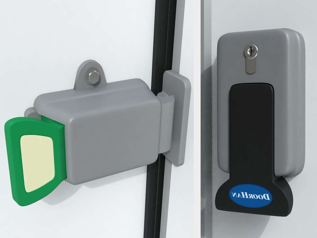 Холодильные двустворчатые распашные двери IsoDoor IDH2 для морозильных камер 21