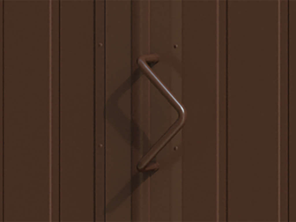 Распашные ворота из сендвич-панелей 26