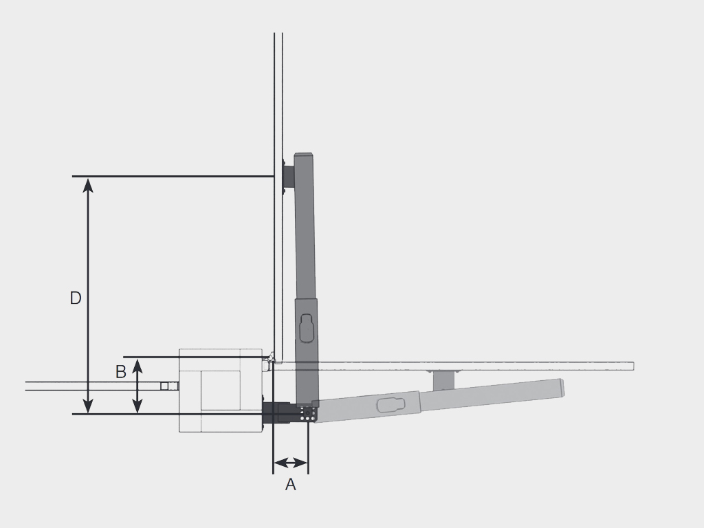 Привод рычажный для распашных ворот ARM 230 2