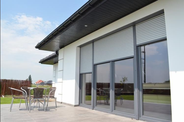 Рольставни на окна из пенозаполненного перфорированного роллетного профиля RH45PN 7