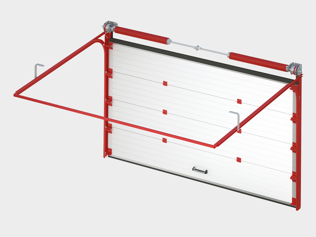 Ворота гаражные секционные с торсионным механизмом RSD02 24