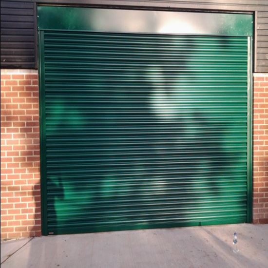 Ворота рулонные стальные с навальным приводом 9