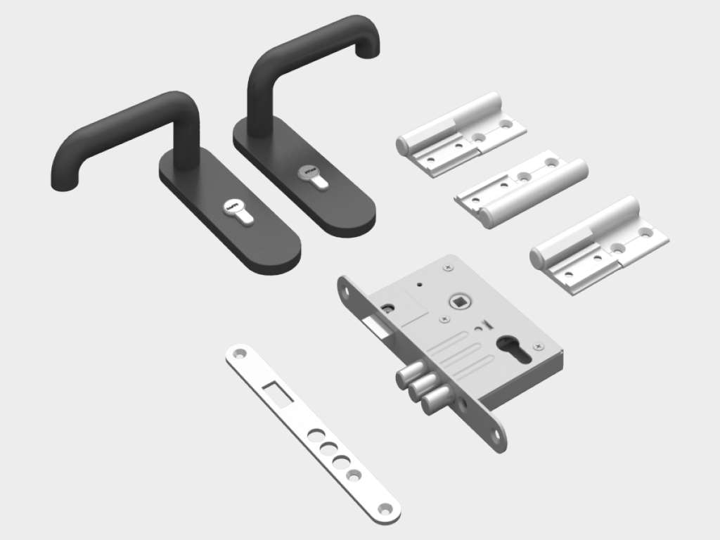 Холодильные двустворчатые двери для морозильных камер 16