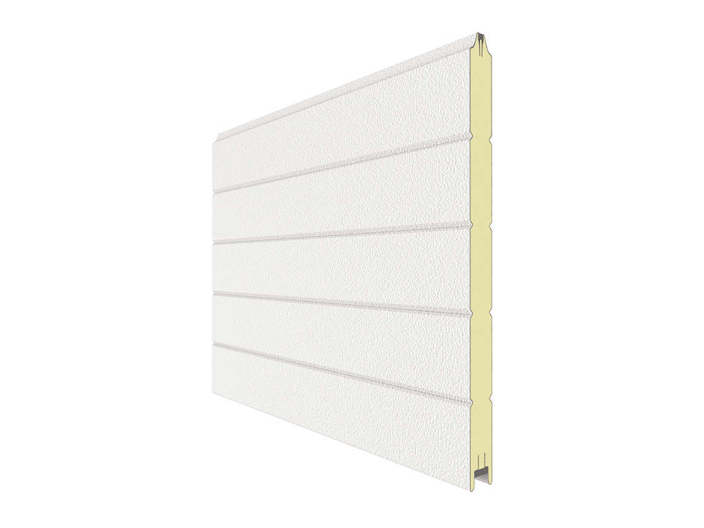 Распашные ворота из сендвич-панелей 6