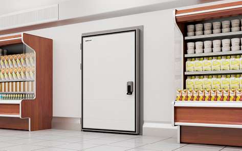 Холодильные распашные двери IsoDoor IDH1 для морозильных камер 12
