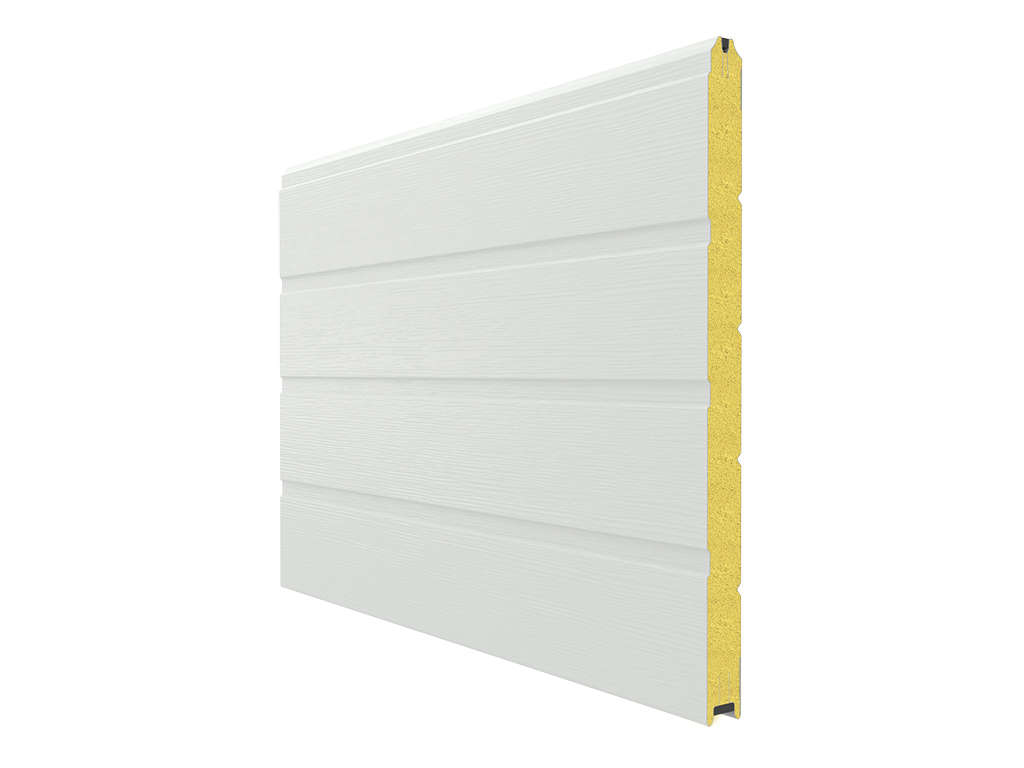 Распашные ворота из сендвич-панелей 7