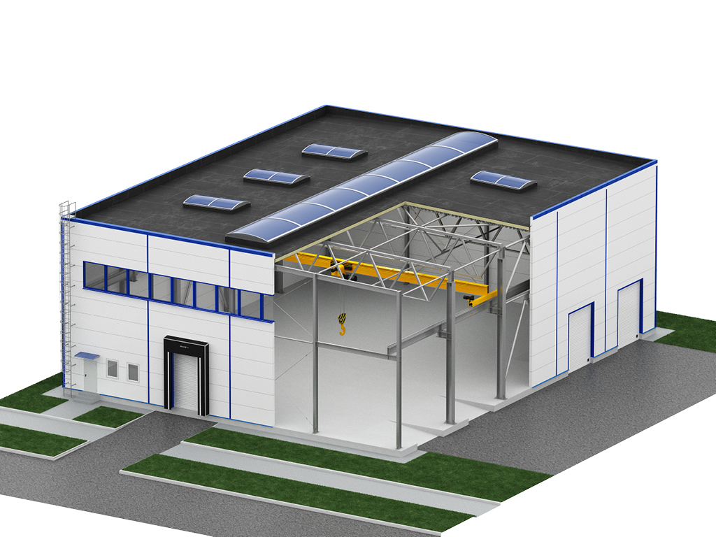 Каркасные здания DoorHan ферменного типа 2