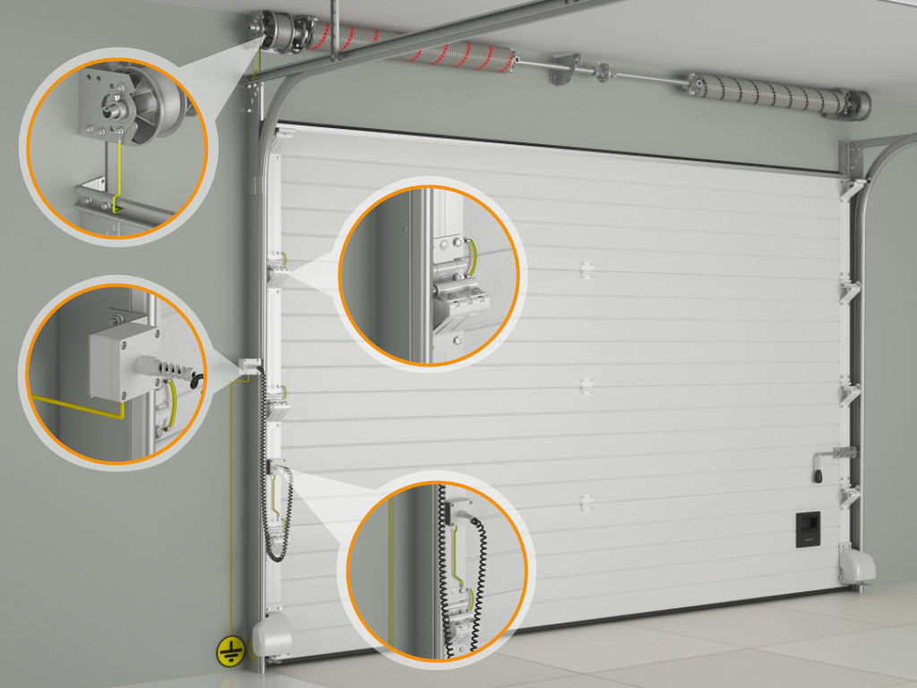 Промышленные секционные ворота ISD01 51