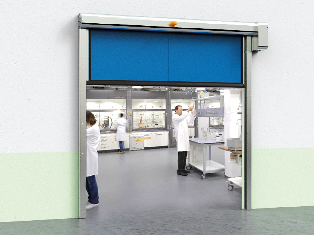 Скоростные рулонные ворота для пищевой промышленности 2