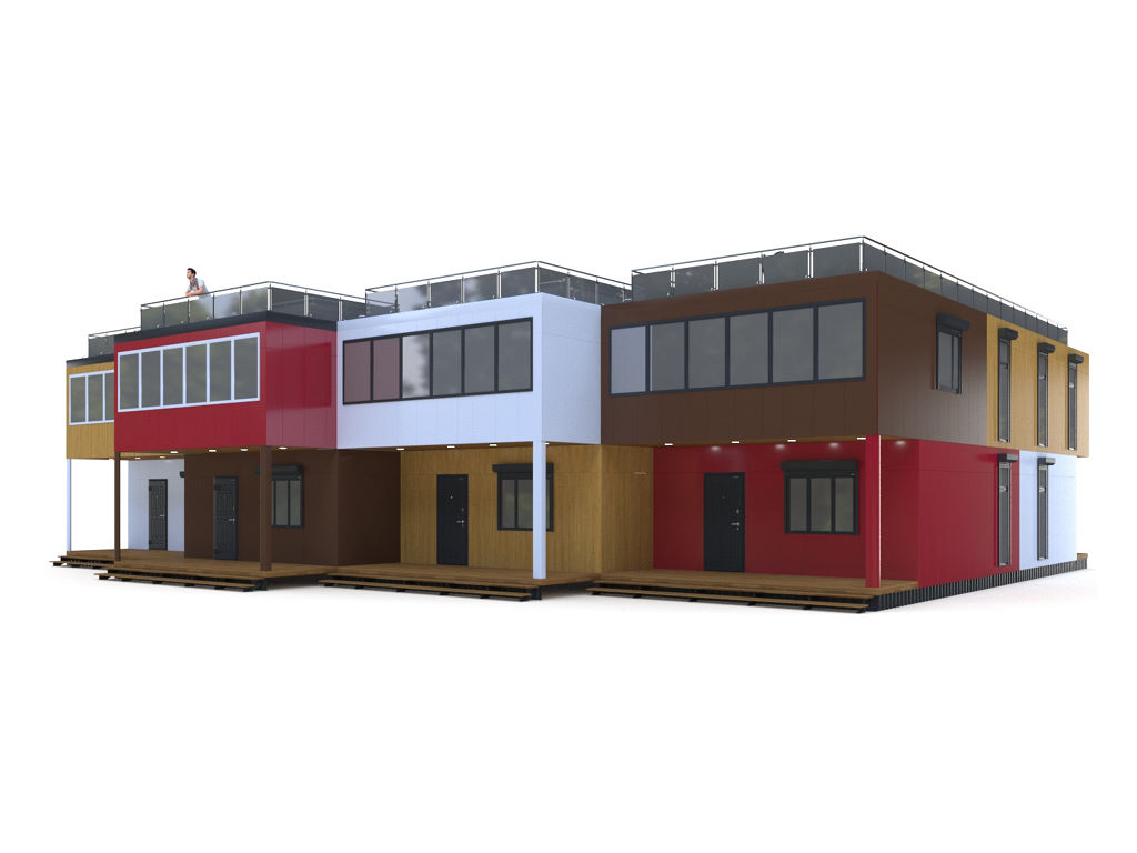 Таунхаусы DoorHan PREFAB HOUSE 16