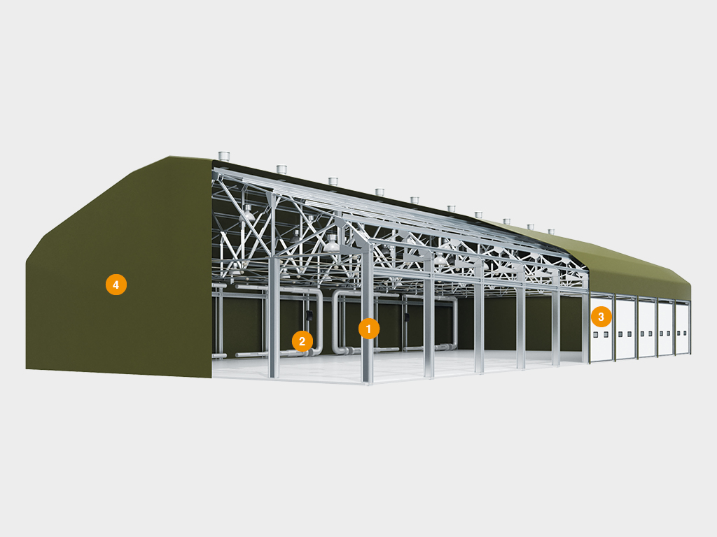 Тентовые мобильные конструкции DoorHan 1